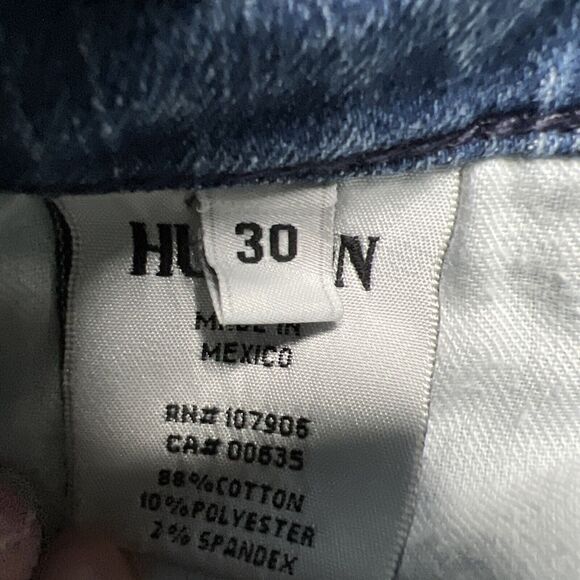 Hudson Krista Super Skinny Crop Ankle Womens Jeans Size 30 Medium Wash - Picture 10 of 13